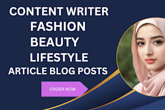 write SEO friendly fashion and lifestyle article blog