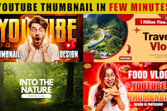 design responsive professional thumbnail for youtube