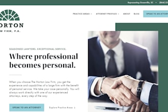 lawfirm lawyer attorney legal insurance business landing page website on wix
