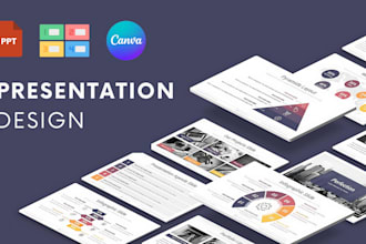 make powerpoint presentation PPT design google slides pitch deck keynote  create