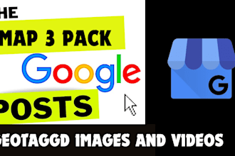 create optimize gmb post with geotagged images and videos