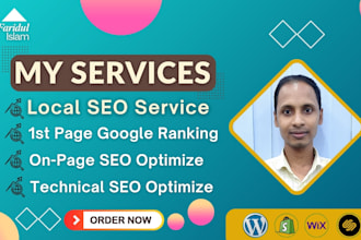 do local SEO service website optimization for google ranking