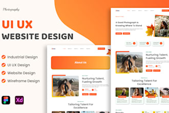 design UI UX of website with wireframe, prototype in figma