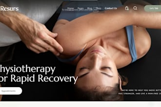 create chiropractic logo medical website for chiropractor website