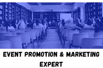 do event setup, eventbrite management, event promotion, event marketing