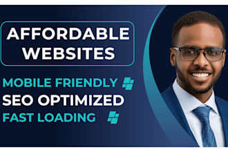 make a responsive, affordable, SEO optimized wordpress website
