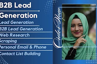 linkedin navigator sales b2b lead generation email list