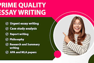write research reports, projects, case study analysis, apa paper, powerpoints