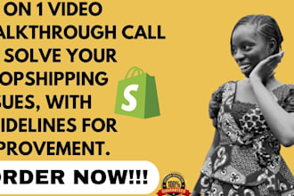 be your dropshipping coach, consultation and mentor