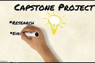 do case studies, research, capstone projects, and computer science project