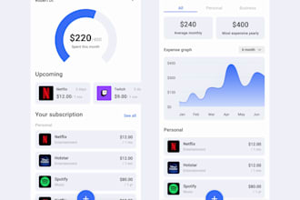 app UI UX design