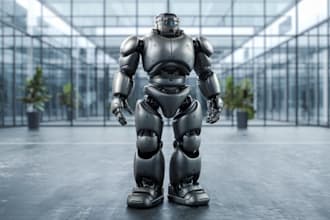 design robots and concept art of futuristic mecha