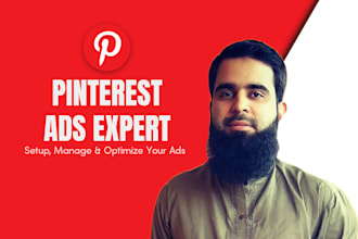 be your manager for pinterest ads, account setup, and marketing