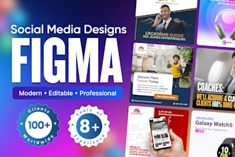 design banner ads, posts, and carousels in figma