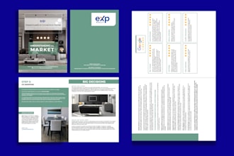design brochures, flyers, annual report, company profile