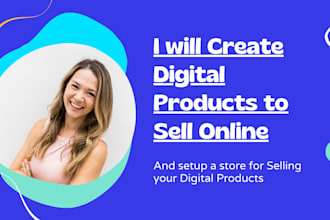 create a shopify digital products, ebook, guide, planner, notion, ai prompt, ddm