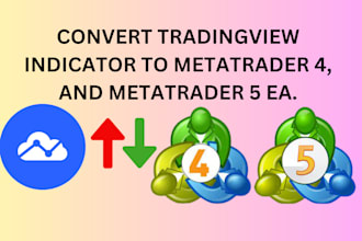code and convert tradingview indicator to mt4 and mt5