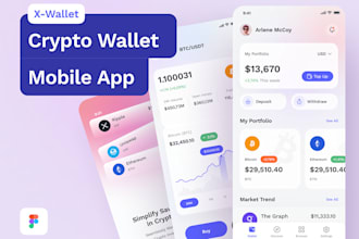 develop crypto wallet app, wallet app, cash app, payment app, loan app, bank app