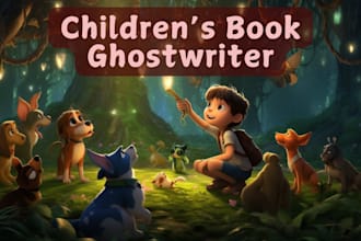 children story book writer, kids story, children book writing, ebook