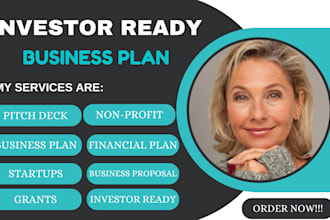develop detailed business plan for startups, investor business plan, nonprofit