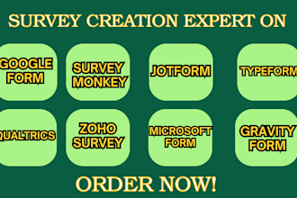 create online survey with google form, surveymonkey in any languages