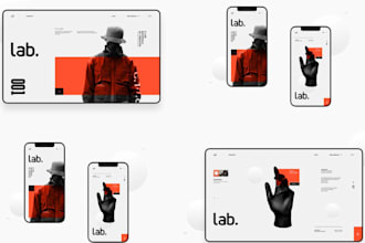 ui UX design landing page layout for website app using figma adobe xd canva