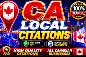 do canada local SEO citations, directories, local listings with nap consistency