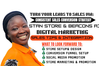 do stan store setup, beacons ai store setup, stan store marketing and promotion