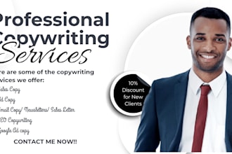 write converting facebook ads copy, ads content, sales copy for businesses