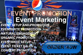 do successful event promotion, linkedin event, facebook event, church event