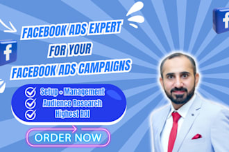 be your facebook ads expert for your fb ads campaigns