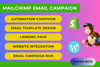 complete mailchimp email campaign and automation