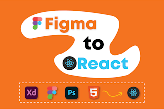 convert figma design to responsive react web application