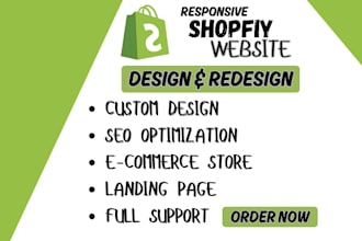 build a stunning shopify clothing website design or redesign and ecommerce store