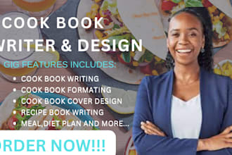 be your food recipes ebook writer, cookbook recipes ebooks