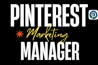 be a manager of your pinterest marketing