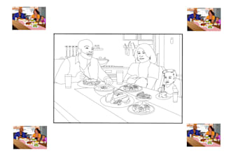create unique coloring book pages and kids activity books