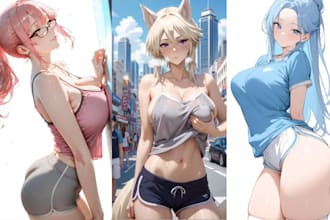 write custom nsfw fanfiction romance story anime manga comic bdsm smut story