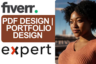 design creative, interactive PDF portfolio for business,cv ,architecture, resume