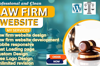 build a law firm website, attorney, lawyer website design in wordpress