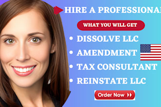 dissolve, terminate, reinstate, do amendments in your llc, inc, llc dissolution
