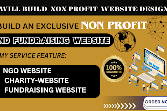 build an outstandin because it purpose driven website for nonprofits and charity