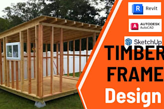 design timber frame timber structure framing plan blueprint