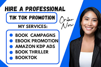 do amazon kdp ads advertising tiktok book promotion booktok for your book