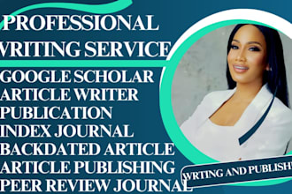 write and publish article in google scholar indexed journal peer review journal