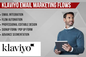 setup ecommerce email marketing flows in klaviyo, klaviyo expert
