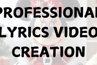 create an amazing animated lyric video for your song in 48 hours