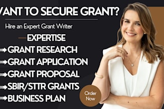 write grant proposal application research business plan