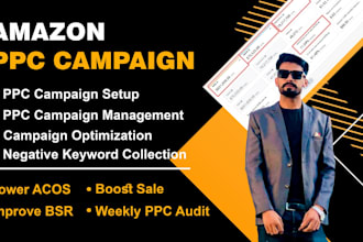 setup and optimize amazon PPC campaigns , amazon fba ppc ads campaign