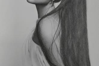 draw realistic graphite and color pencil sketch